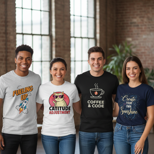 Custom Personalized T-Shirt | Classic Heavy Cotton Tee